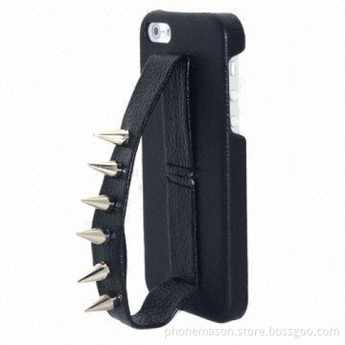 Hand holder stud case for iPhone 5
